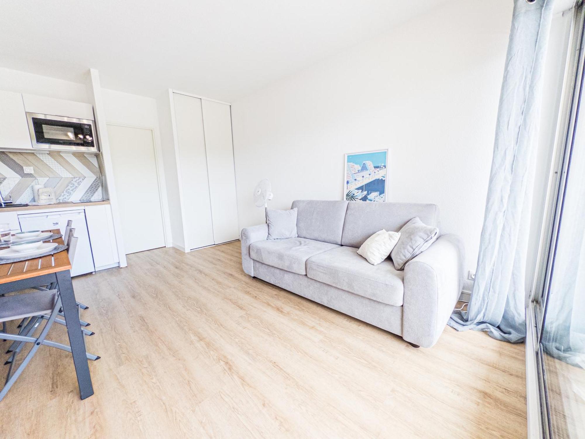 Appartamento Horizon Piscine, Clim Wifi Parking Cosy 3min De L'etang Prosconciergerie La Grande-Motte